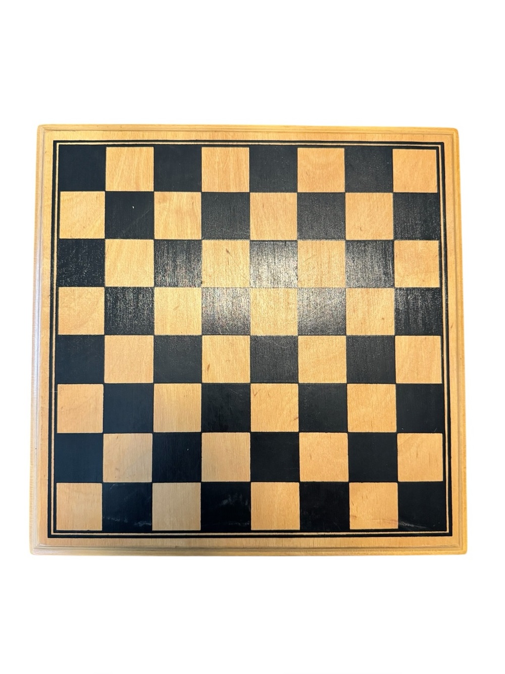 Wooden Chess Board Black and Natural